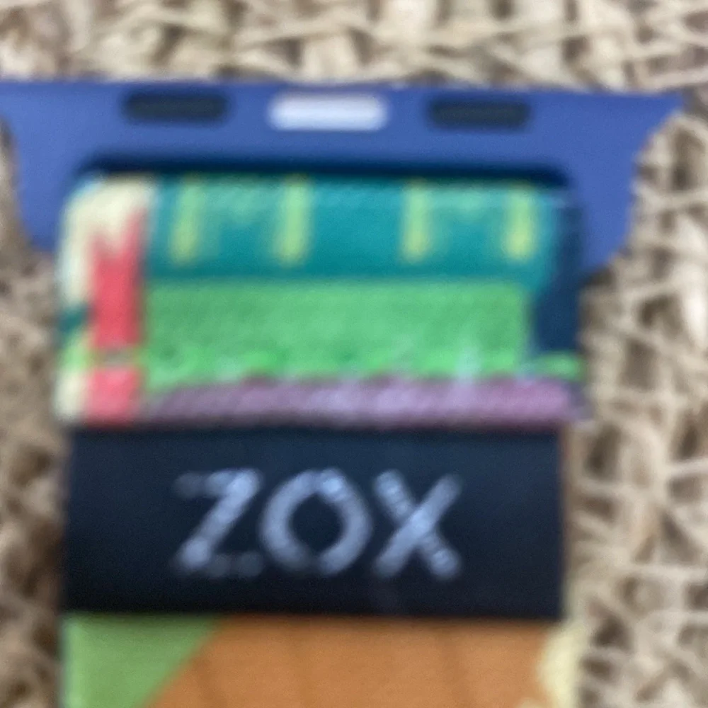Zox watch band multi color with books